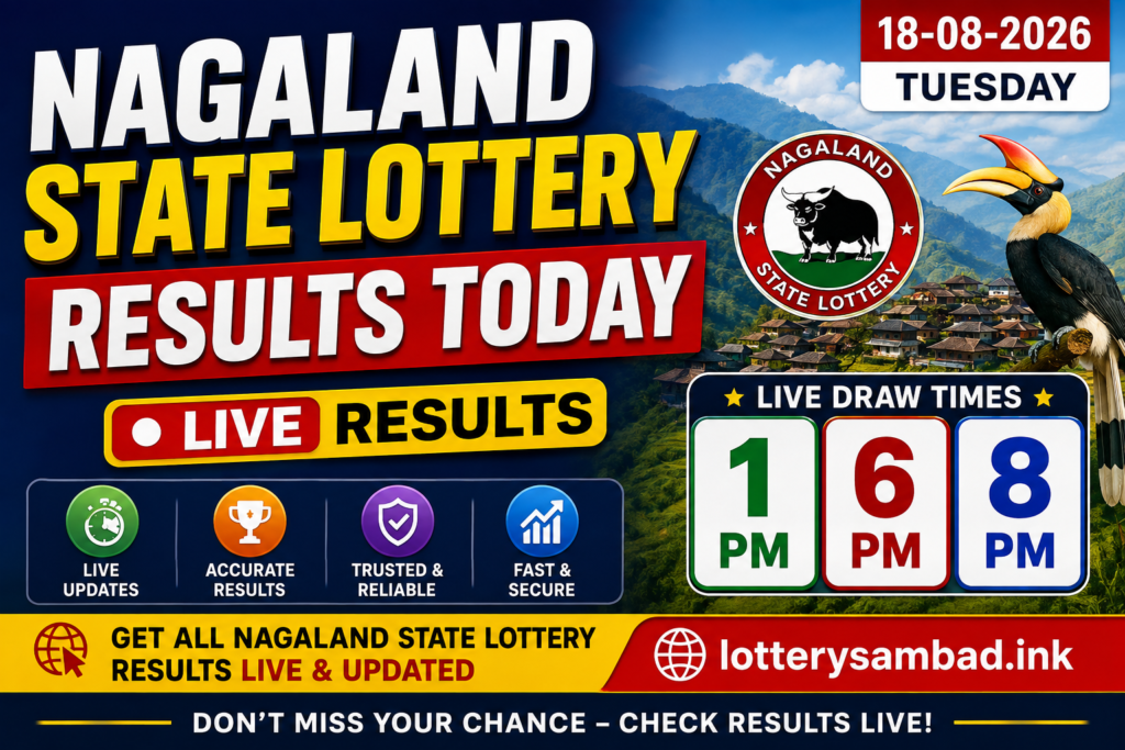 nagaland state lottery results today 18-08-2026