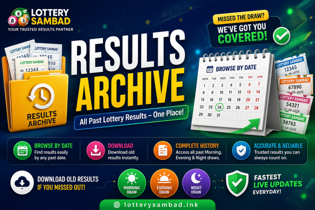 old lottery sambad results downloads